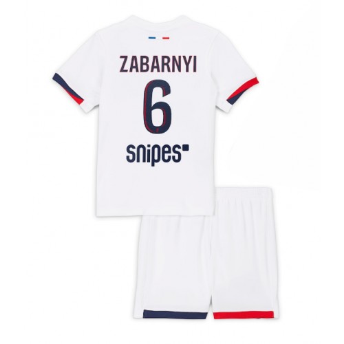 Paris Saint-Germain Illia Zabarnyi #6 Gostujuci Dres za djecu 2025-26 Kratak Rukav (+ Kratke hlače)
